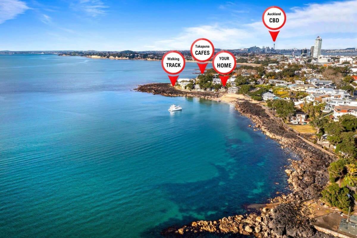 Takapuna Beachfront W Stunning Views Auckland Extérieur photo